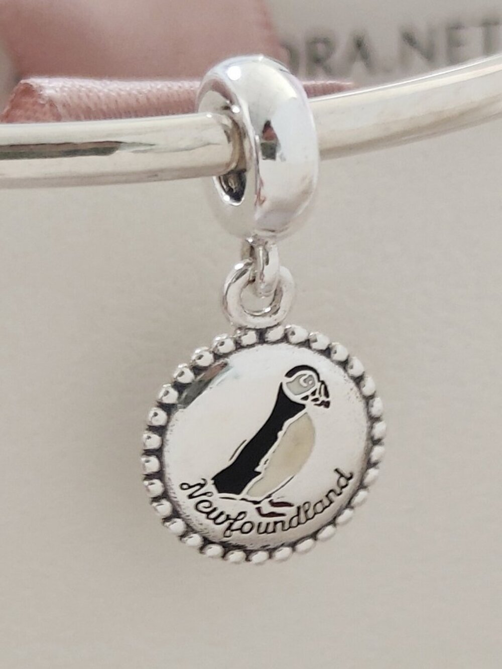 Pandora Newfoundland Puffin Exclusive Dangle Charm 925 Sterling Silver with box
